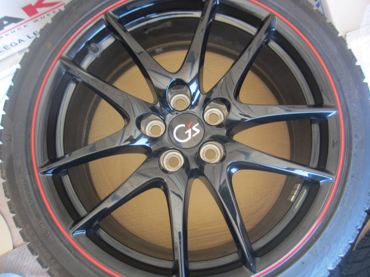 ③ マークX G's 純正 美品 235 40R19インチ ブリジストン VRX2 4本セット スタッドレス拍卖