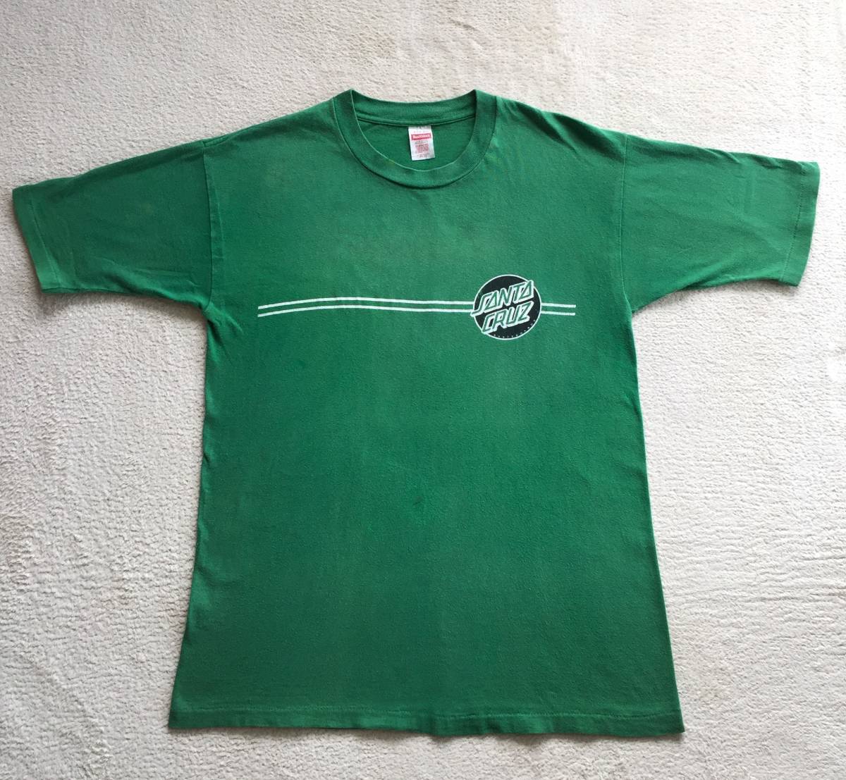 ◆ビンテージ Santa cruz classic dot Tシャツ サンタクルーズ ヘルスニットタグ 80S スケートボード 拍卖