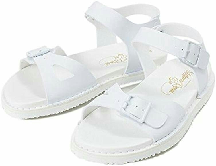 最値!定価6264円!新品!スペイン製!シックな大人のデザイン!ステファノロッシ BIANCO スポーツ ストラップ サンダル!ホワイト!白 26.5~27cm拍卖