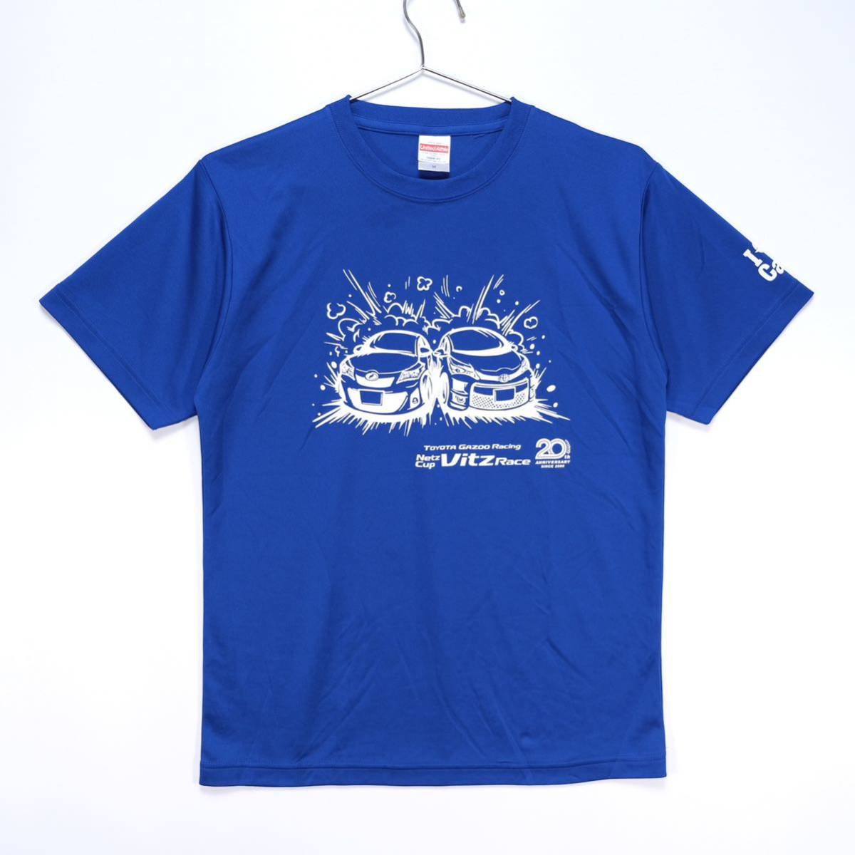 【送料無料】TOYOTA GAZOO Racing Netz Cup Vitz Race 2020/トヨタ ガズーレーシング ネッツカップヴィッツレース/ドライTシャツ/ブルー/M拍卖