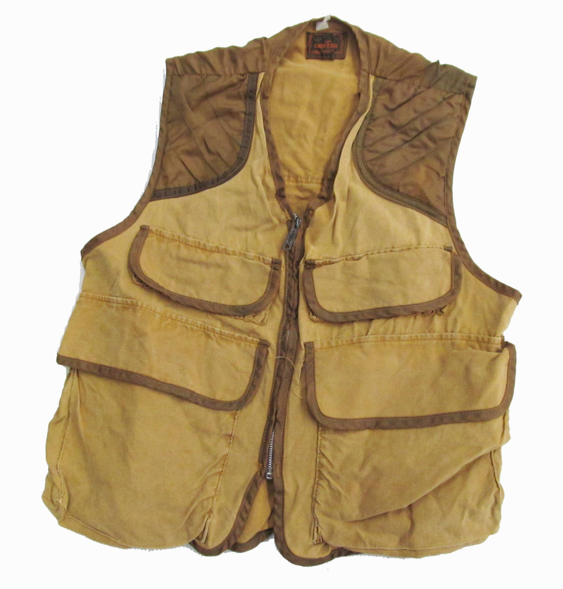 ビンテージ SAFTBAK PRIDEジップ ハンティングベスト ジャケット kd拍卖