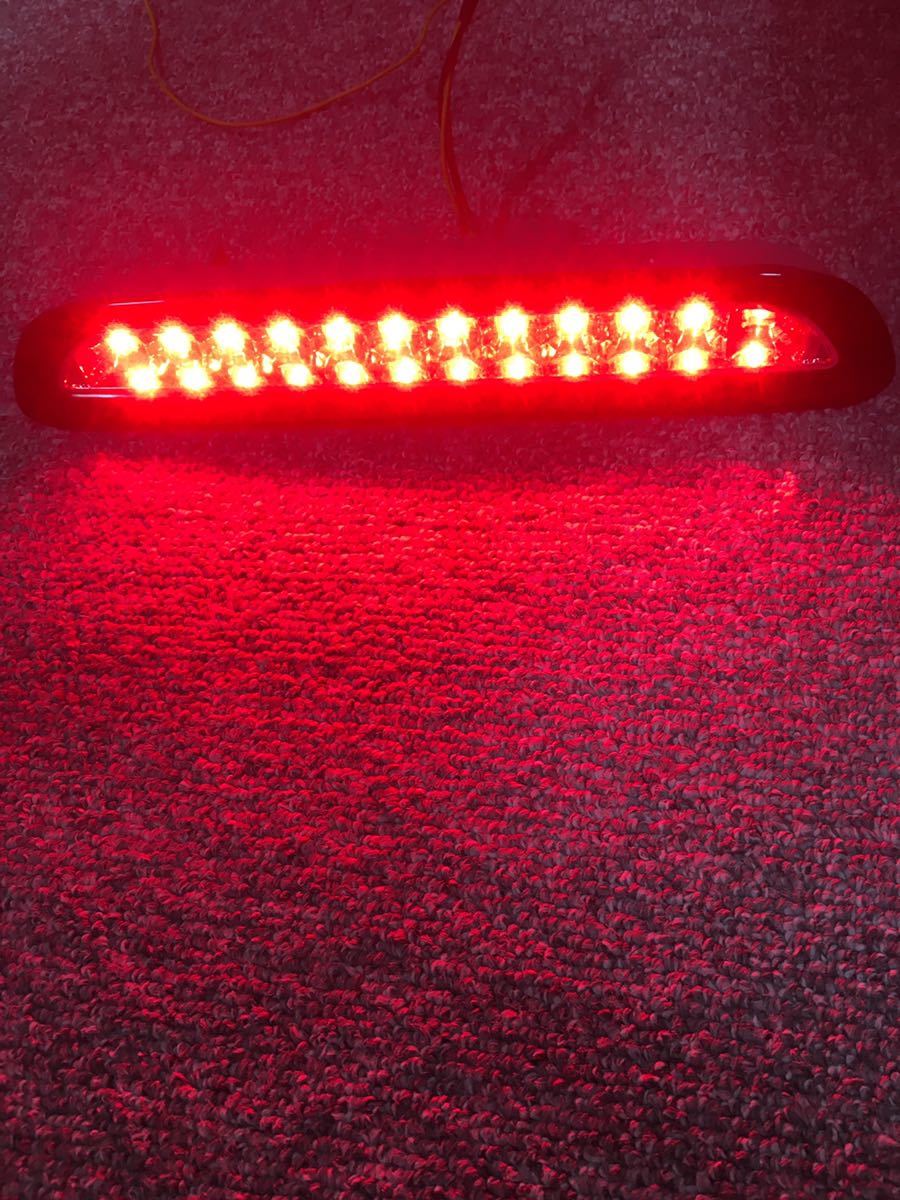 S30917HOT1000 GARAX ハイエース 200系 3型 LEDハイマウントストップランプ ギャラクス ブラック 黒 動作確認済み 中古拍卖