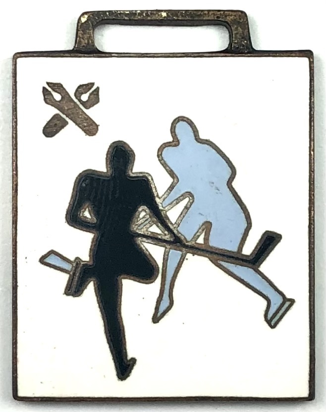 慶應義塾 塾内アイスホッケー大会 記念メダル(徽章/1959年/昭和34年/レトロ/JUNK)拍卖