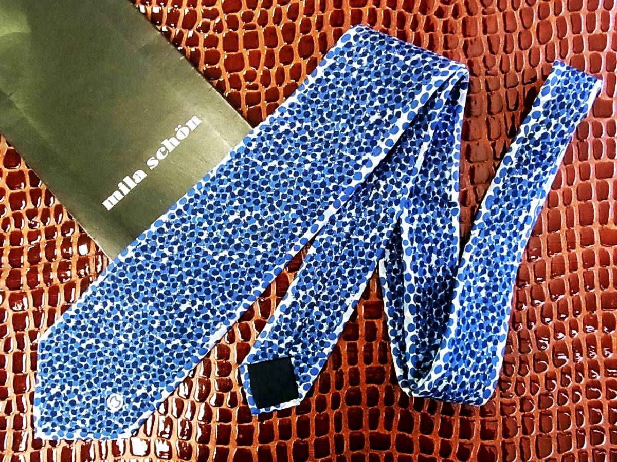 ■E0630Y●良品●ミラショーン【Mロゴ入】ネクタイ拍卖