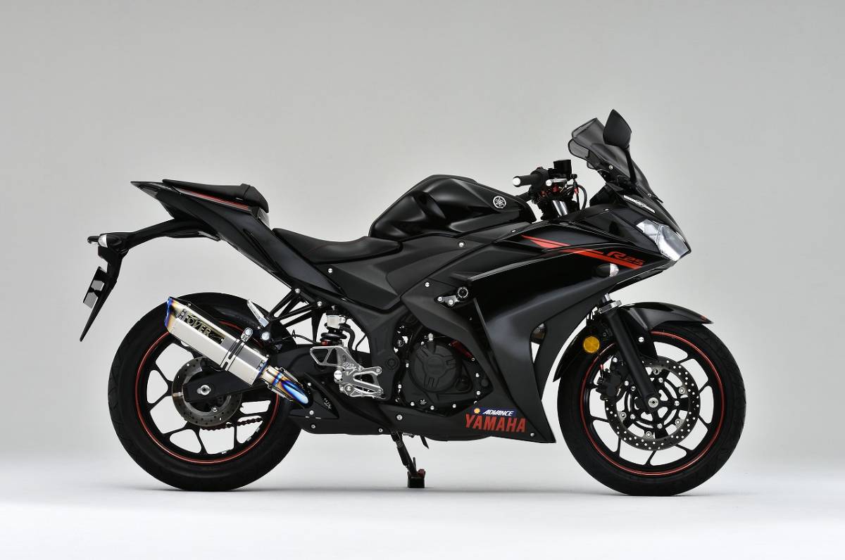 ★ OVER オーバー YZF-R25 (15-17) MT-25 TT-Formula RS フルチタン スリップオン マフラー 定価82500円 17-35-04 (A50803-38)拍卖