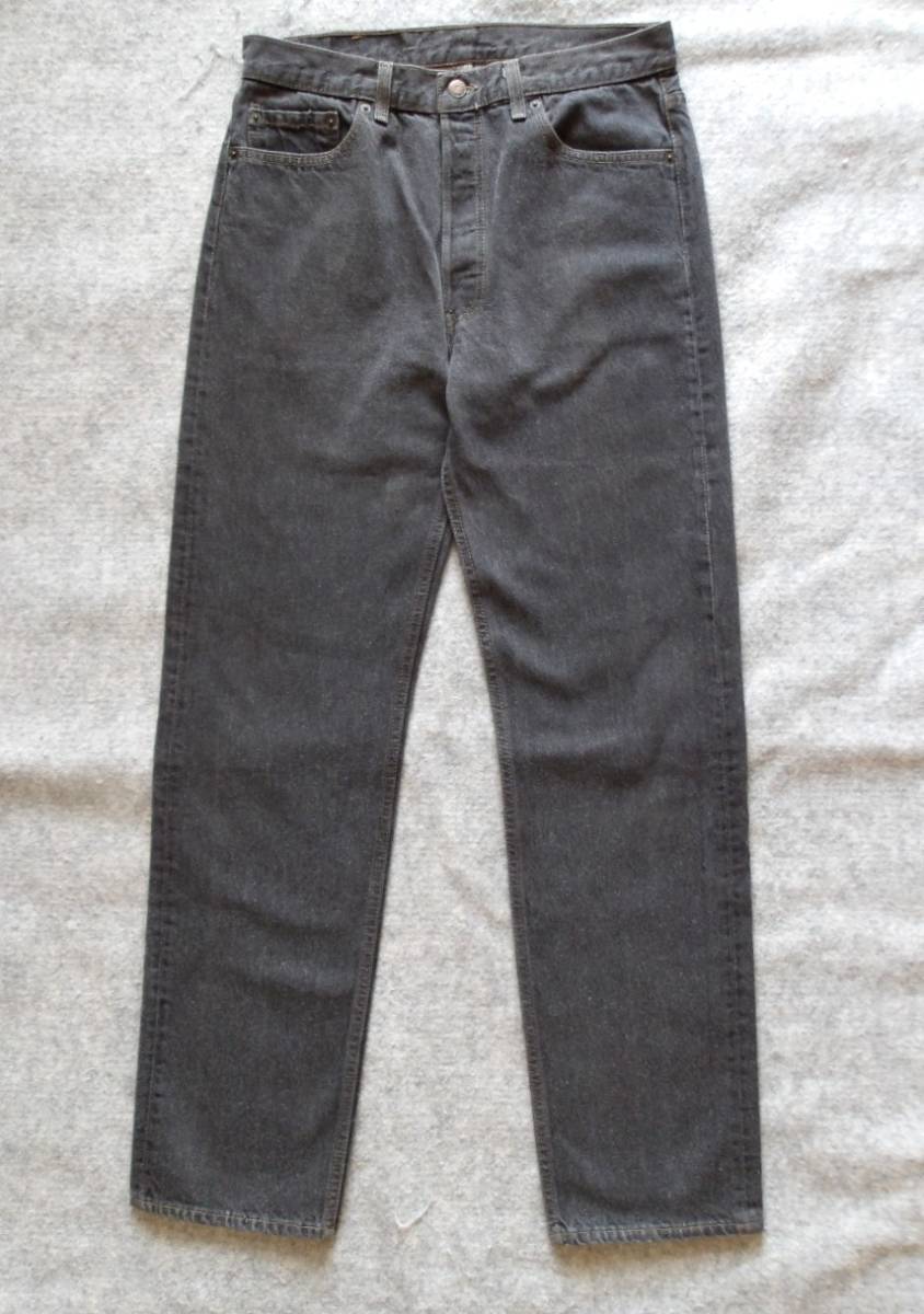 即決 90's ヴィンテージ リーバイス 501 ブラック 先染め サークルR 赤タブ 米国製 アメリカ製 vintage levis made in usa black 拍卖