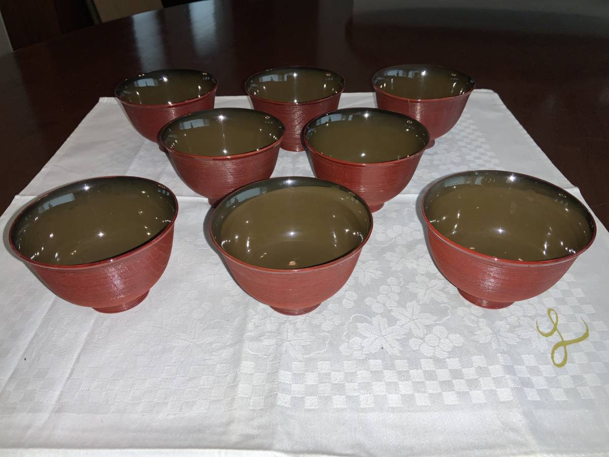 ◇ 汁器:お椀 8客 / 10cm ◇ スタンダードのお椀になります! 拍卖