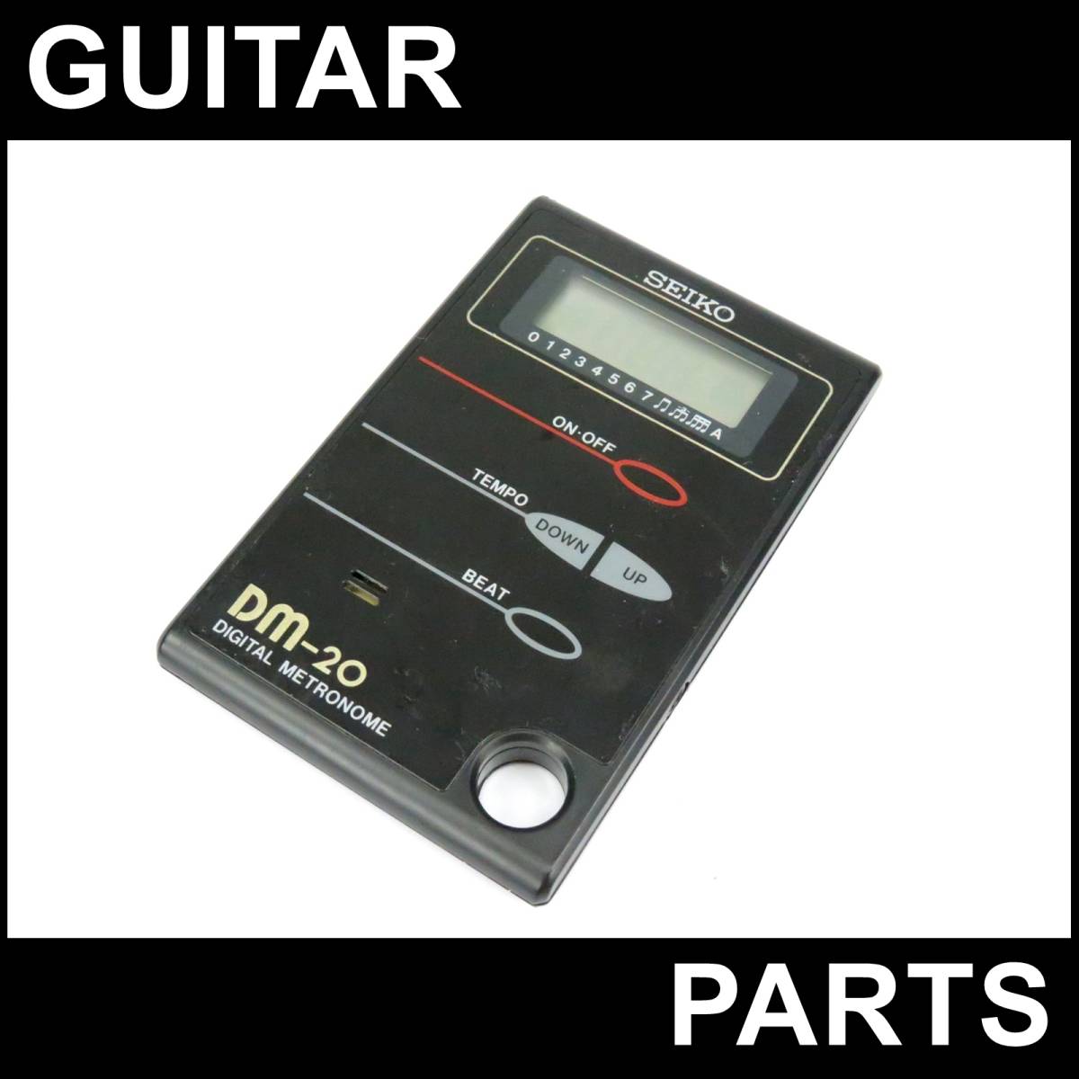 ★ 楽器 周辺機器 グッズ アクセサリー ★ SEIKO セイコー DM-20 デジタル メトロノーム テンポ 拍子 連符拍卖