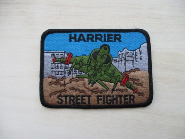 【送料無料】アメリカ海兵隊Harrier Street Fighterパッチ ワッペン/patchマリーンMARINE米海兵隊USMC米軍McDonnell Douglas AV-8B II M70拍卖