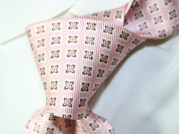 【新品/伊】ls10888/サルトリアred&blue milano絶品小紋ネクタイ拍卖