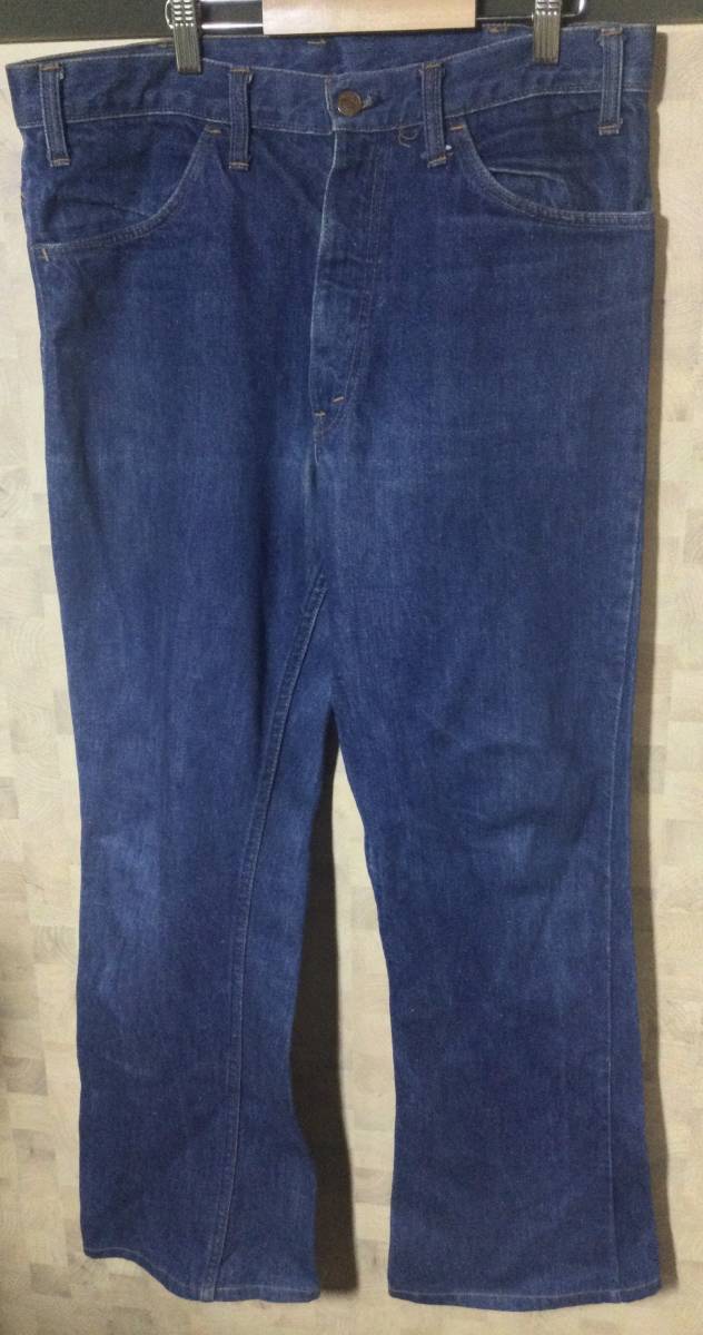 リーバイス Levi's 646 デニムパンツ ビンテージ 70's ビッグE アメカジ 古着 ベルボトム オレンジタブ 70年代 ジーパン拍卖