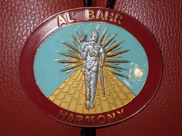 90’S★フリーメイソン★ループタイ★67★ネクタイ★ペンダント★ボロタイ★秘密結社★フェズハット★ビンテージ★シュライン シュライナー拍卖