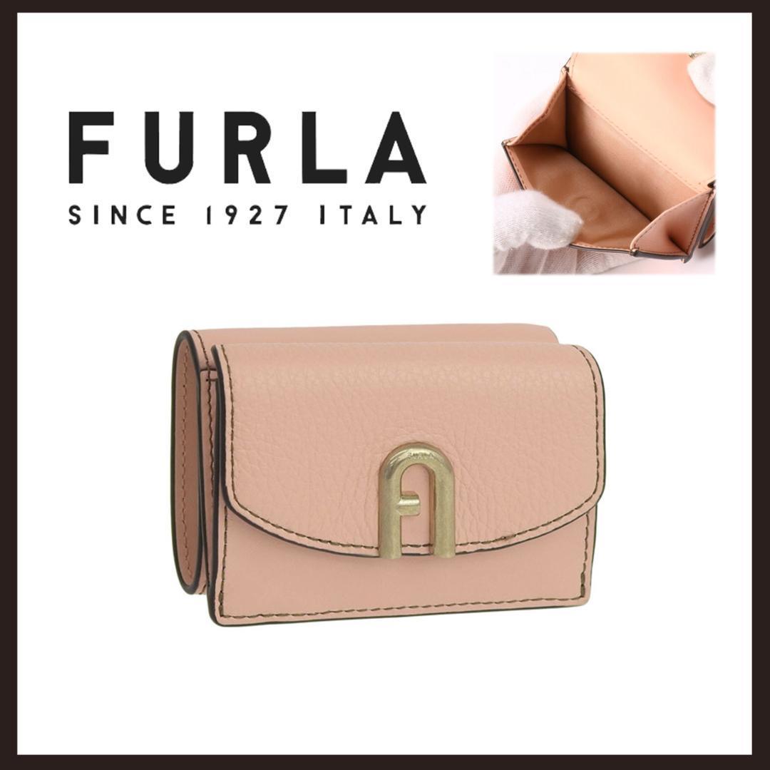 ○★新品 未使用 FURLA プリムラ エス 定番コンパクトウォレット ピンク○●拍卖
