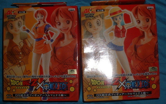 ドラゴンボール×ワンピース DX組立式フィギュア2 全2種セット拍卖
