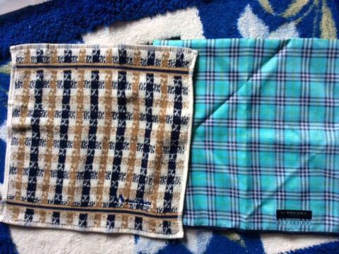 バーバリー&アクアスキュータム♪定形外120円♪新品タグシール付♪2枚セット♪イギリスブランド拍卖