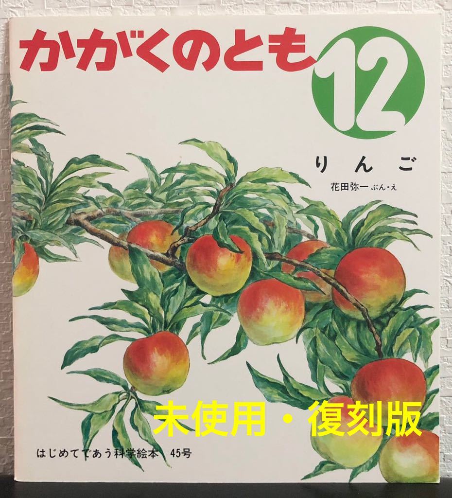 ◆未使用◆「りんご」かがくののとも 復刻版 花田弥一 福音館書店 2010年拍卖