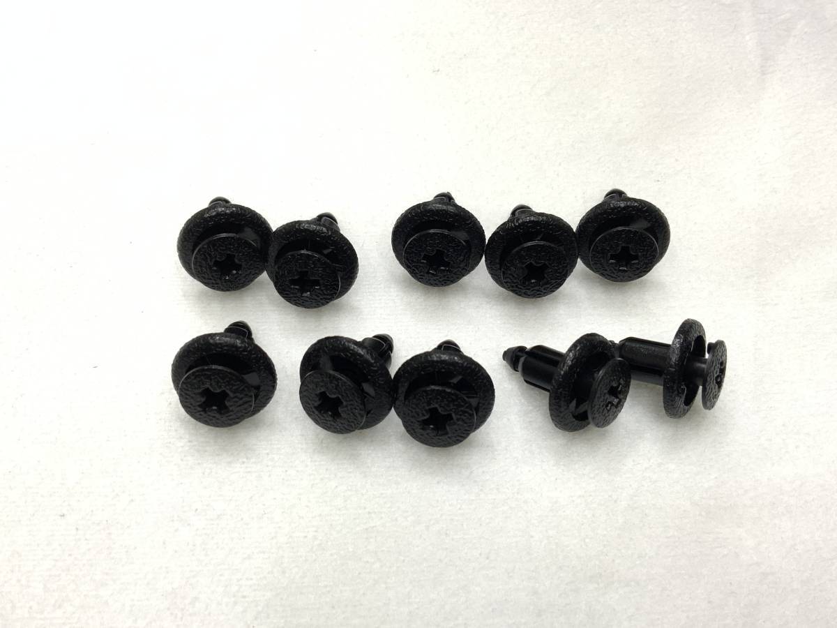 94送料込 カウル社外クリップ 10個セット ホンダ ヤマハ カワサキ スズキ系 90683-MBW-003/90269-06081(06802)/09409-06322-5PK/92039-0062拍卖