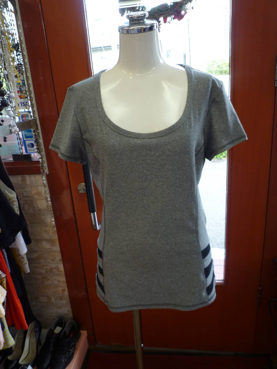 【0908-13】X BY gottex グレーカットソー サイズSP拍卖