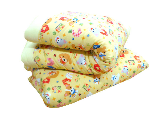 送料無料【新品】綿わた【 ベビー 掛敷 組布団】 和布団サイズ Dog拍卖