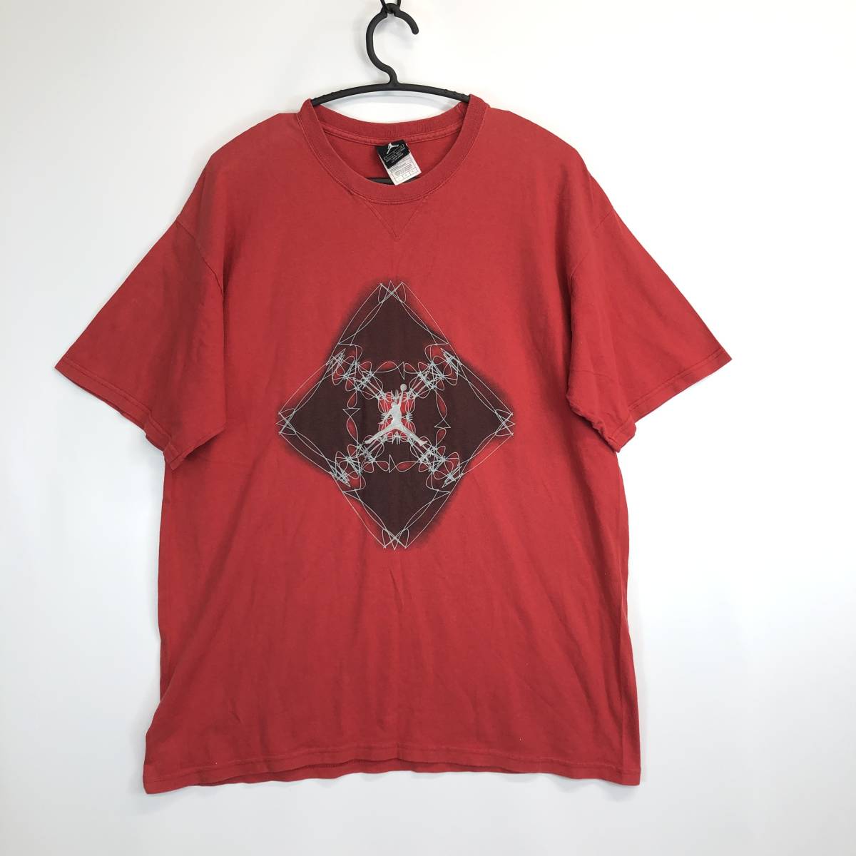 00s NIKE ナイキ JORDAN ジョーダン 半袖Tシャツ レッド Lサイズ拍卖