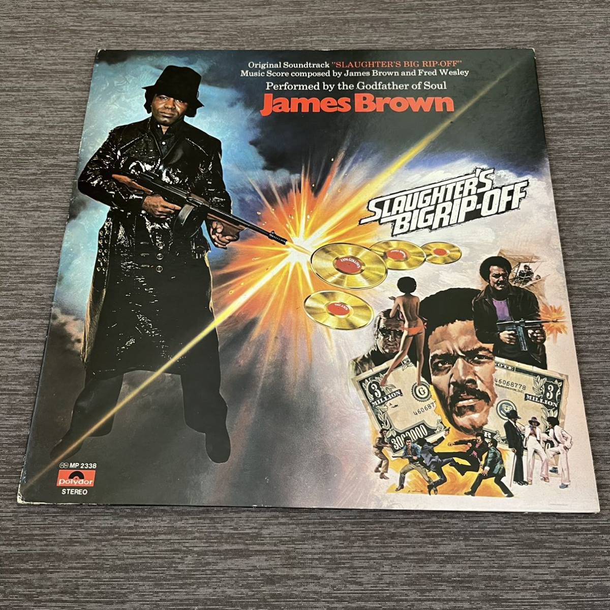 【国内盤】ジェームスブラウン スローター JAMES BROWN SLAUGHTER'S サウンドトラック/ LP レコード / MP2338 / ライナー有 / 映画サントラ拍卖