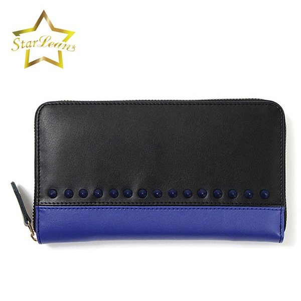 新品 スターリアン デザイン スタッズラウンドファスナー メンズ レディース ユニセックス 長財布 StarLean 財布 長財布 ウォレット 拍卖