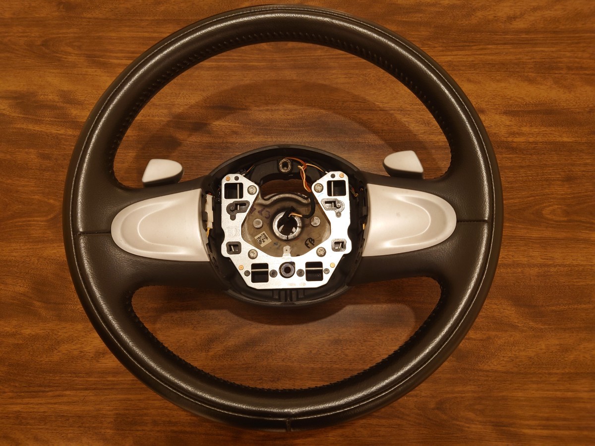 BMW MINI ミニ クラブマン R55 R56 ML16 ステアリング ハンドル 2スポーク パドル付き 中古品拍卖