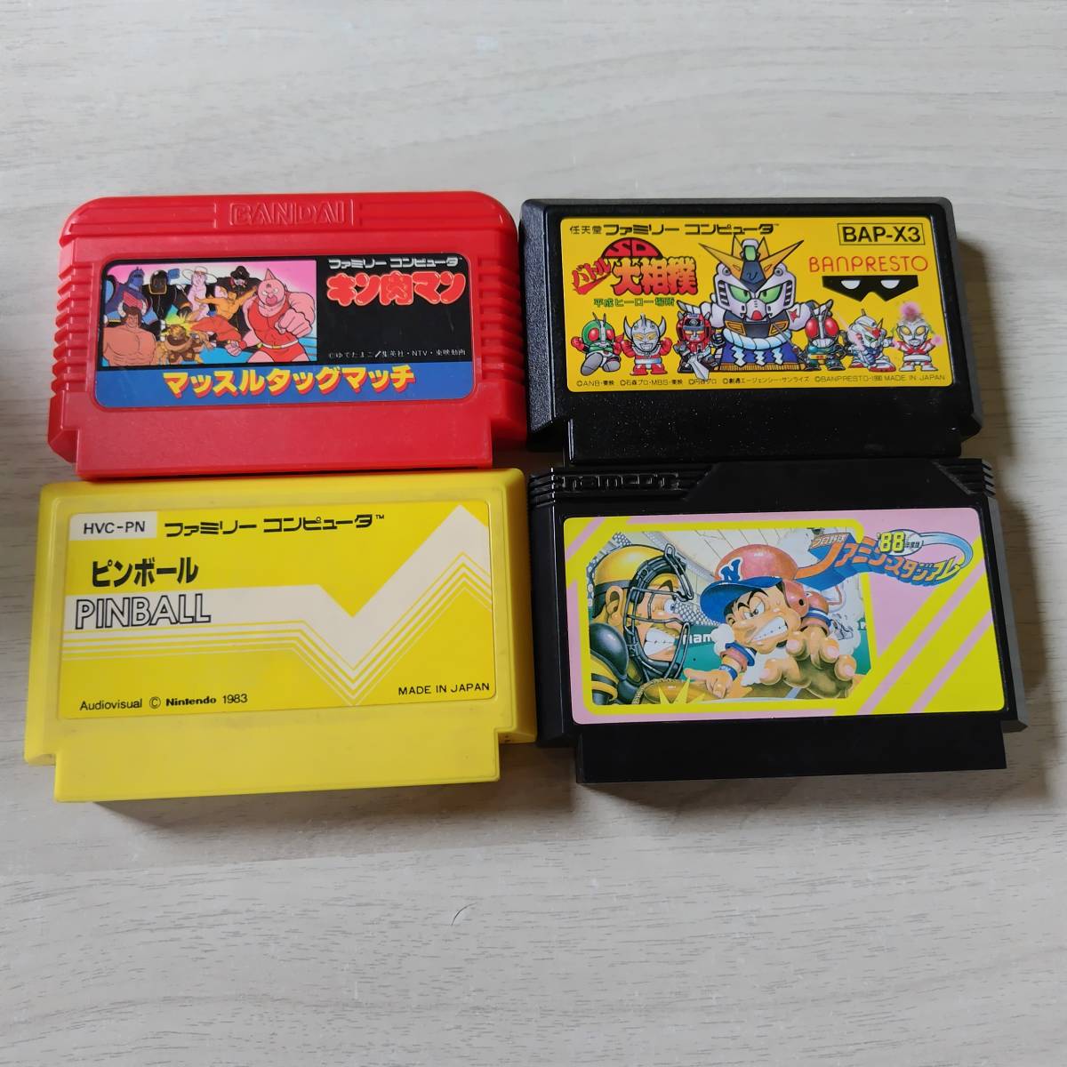 ◯即決 FC キン肉マン マッスルタッグマッチ 等4本!   何本でも同梱OK◯拍卖