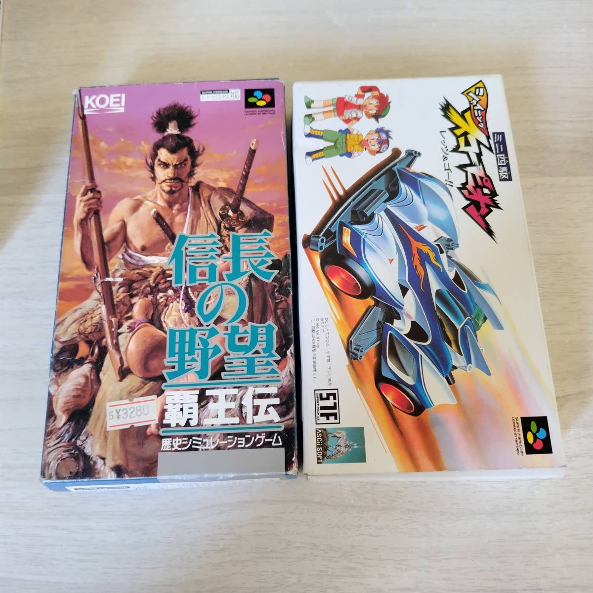 ◯SFC ミニ四駆 シャイニングスコーピオン レッツ&ゴー!! 信長の野望 覇王伝  箱説付き  何本でも同梱OK◯拍卖