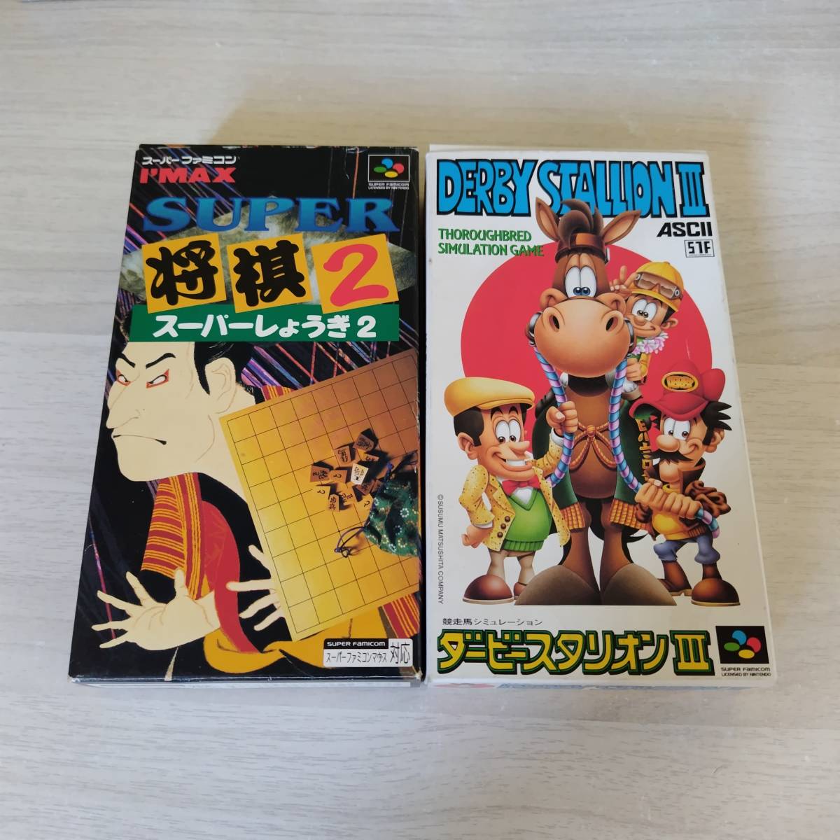 ◯SFC スーパー将棋2 ダービースタリオン III 箱説付き  何本でも同梱OK◯拍卖