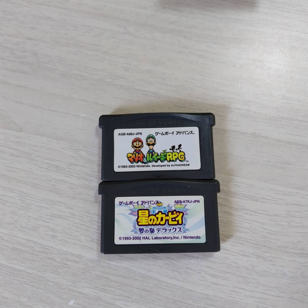 ◯即決 GBA 星のカービィ 夢の泉デラックス マリオ&ルイージRPG  何本でも同梱OK◯拍卖