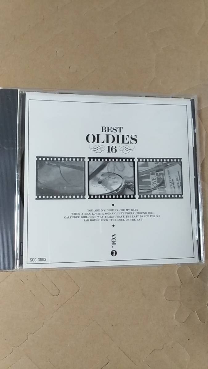CD/ポップス、R&B、オールディーズ OLDIES BEST-16 vol.3 オムニバス盤 日本盤 発売年度不明 中古拍卖