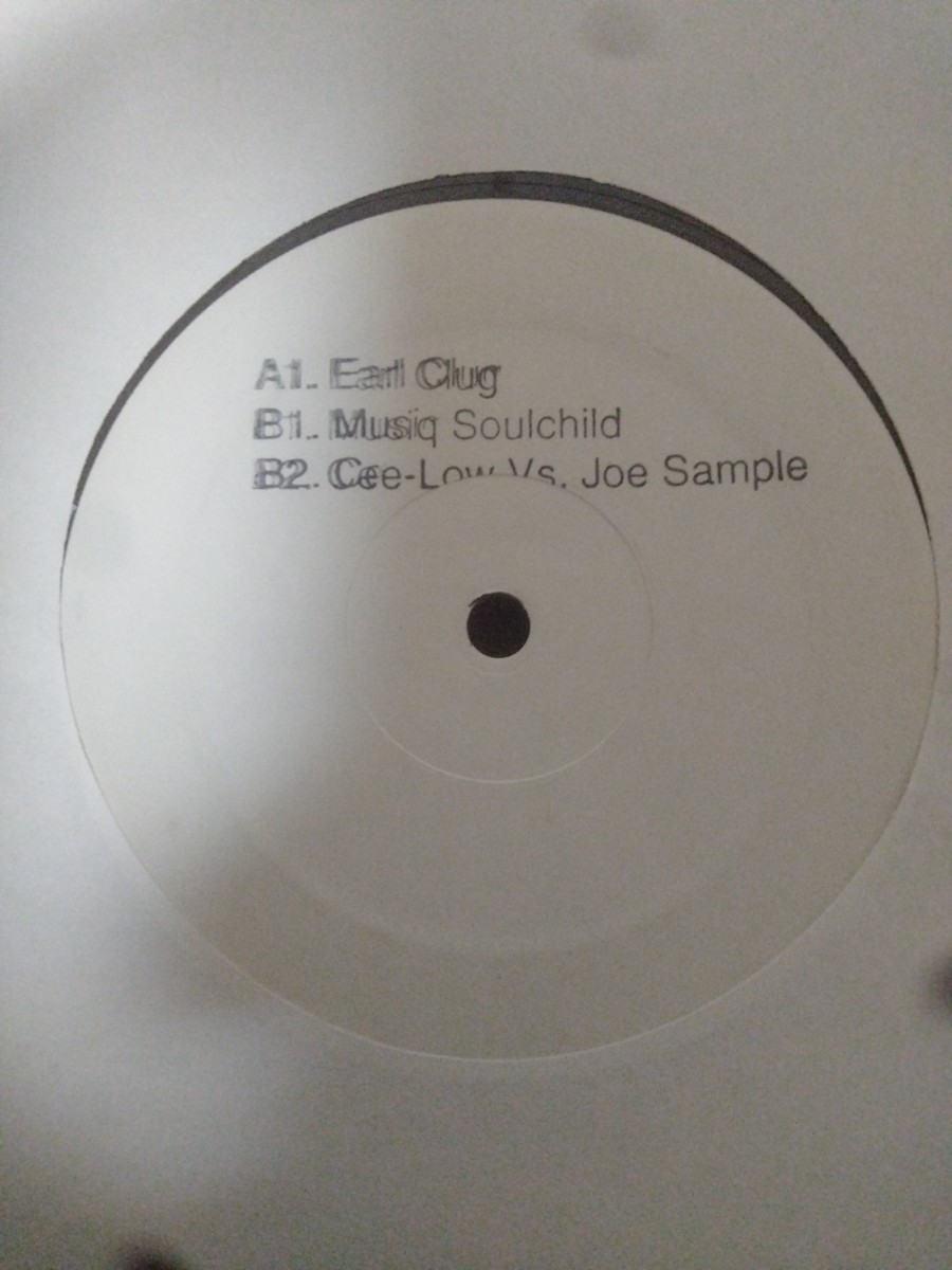 プロモ盤 ハウス 12 Earl Clug/Musiq Soulchild/Cee Low Vs Joe Sample 拍卖