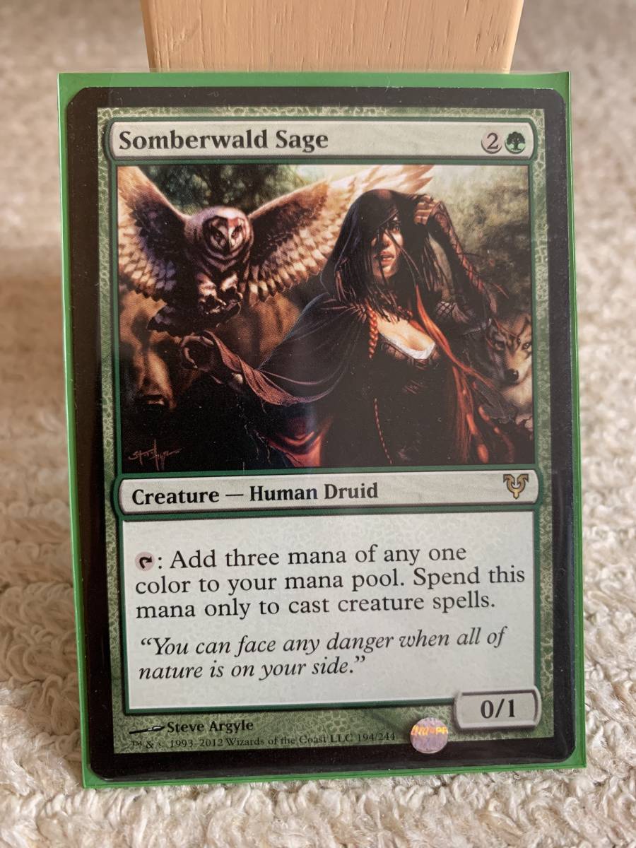 アヴァシンの帰還 初版 ソンバーワルドの賢者/Somberwald Sage 英語版拍卖