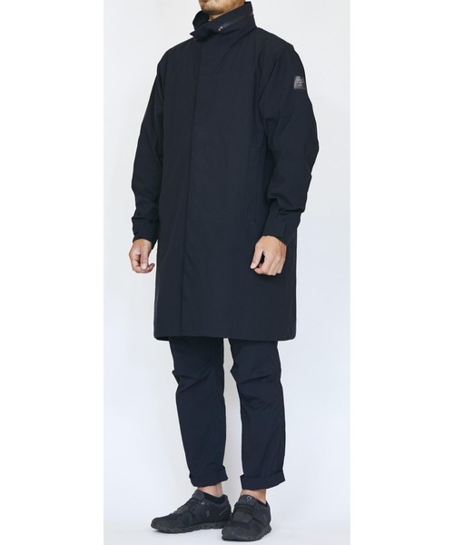 ★F/ACSION(ファクション)★新品 M 黒 KENROKU/兼六 全天候型コート丈レインジャケット拍卖