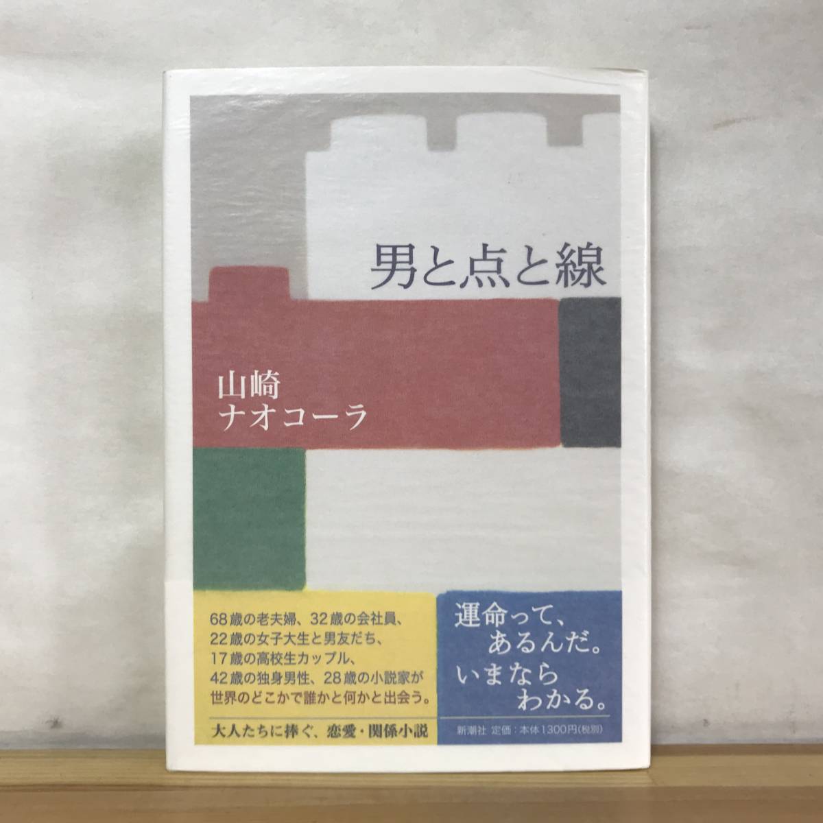 B42●【落款サイン本イラスト入/美品】山崎ナオコーラ 男と点と線 新潮社 初版 帯 署名■母ではなくて、親になるブスの自信の持ち方 230905拍卖