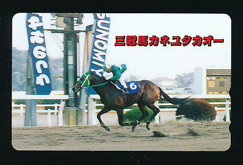 ●872●うつのみや競馬★三冠馬カネユタカオー 【テレカ50度】●拍卖
