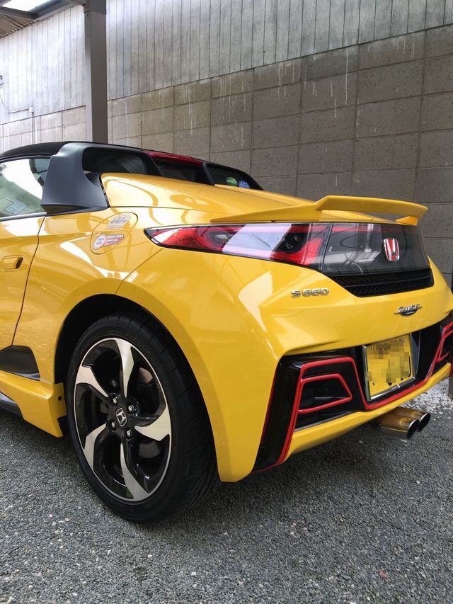 ホンダ S660 取り付け例あり 高級感抜群ラグジュアリーTURBO EDITIONエンブレム拍卖