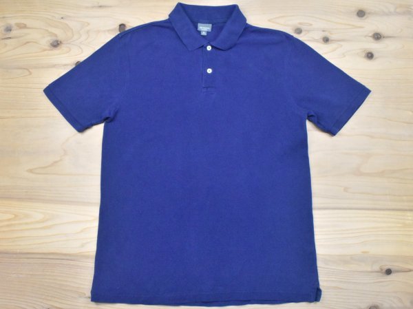 USA古着 MERONA ULTIMATE 鹿の子 ポロシャツ sizeM L相当 紺 ネイビー メローナ フェード 雰囲気 アメリカ アメカジ拍卖