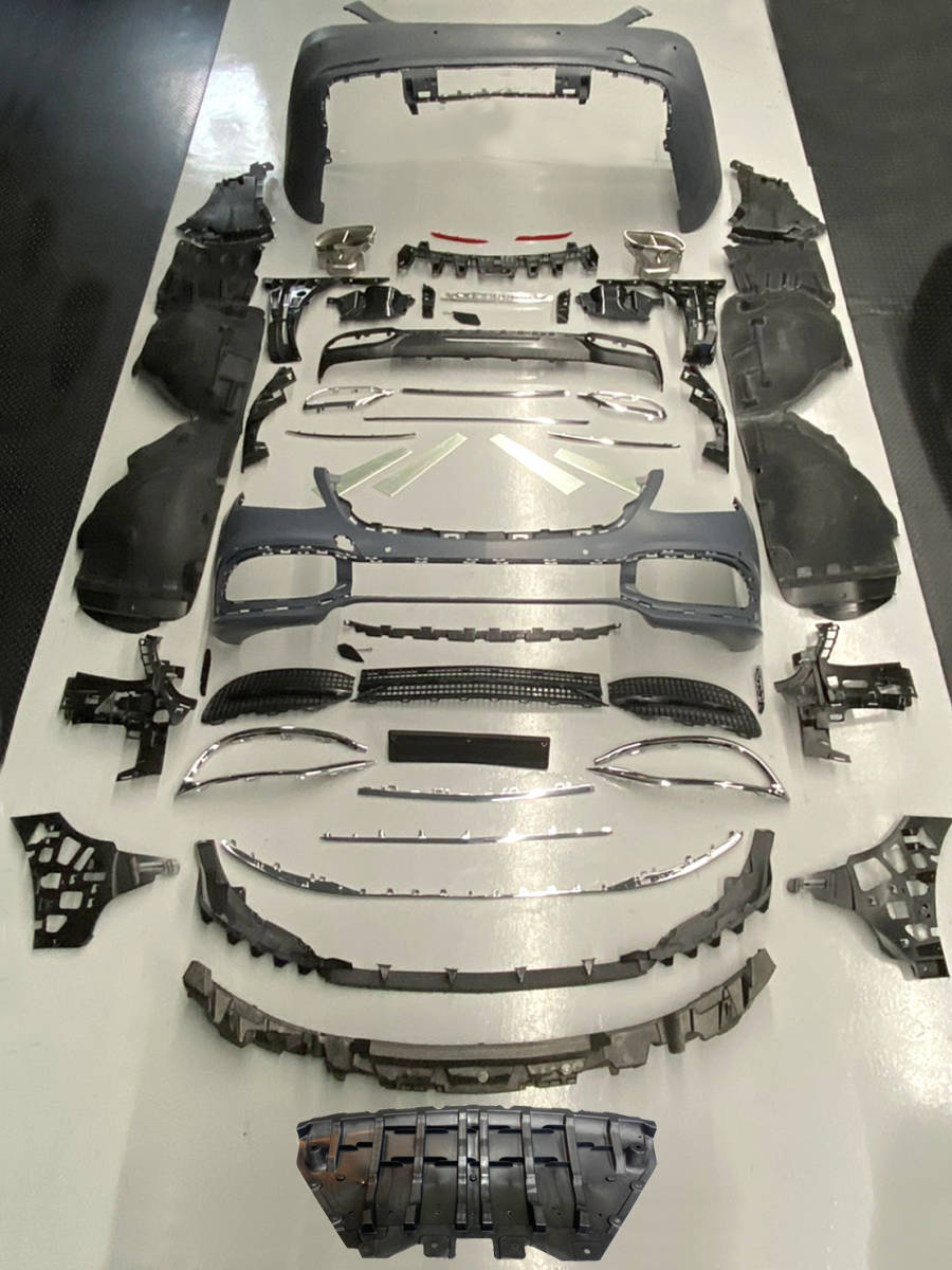 メルセデス ベンツ W222 Sクラス 後期 マイバッハ Maybach 仕様 フロント バンパー ピラー リア バンパー マフラー カッター ウレタン 外装拍卖