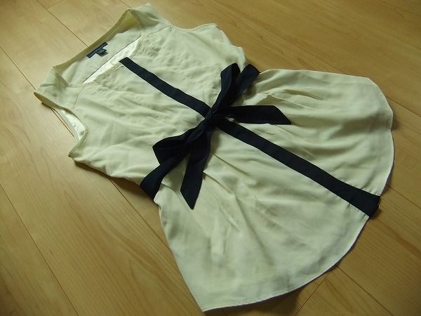 ★TOMMY HILFIGERトミーヒルフィガー*チュニック*ペプラム*オフ白拍卖