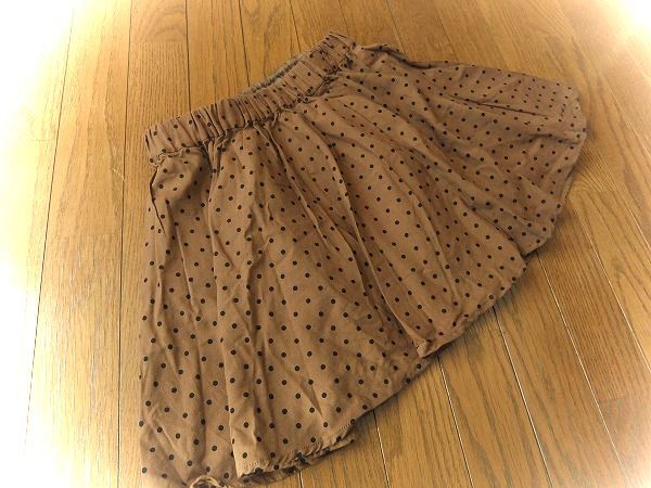 ★アースミュージック&エコロジー*ドット柄*ペチコート*スカート拍卖