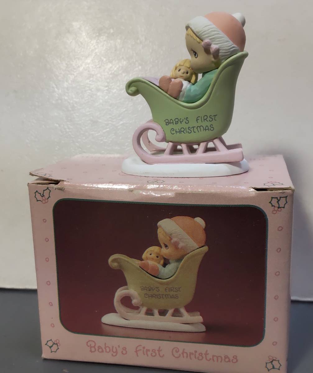 PRECIOUS MOMENTS プレシャスモーメント 578150 Baby`s first Christmas ●H2904拍卖