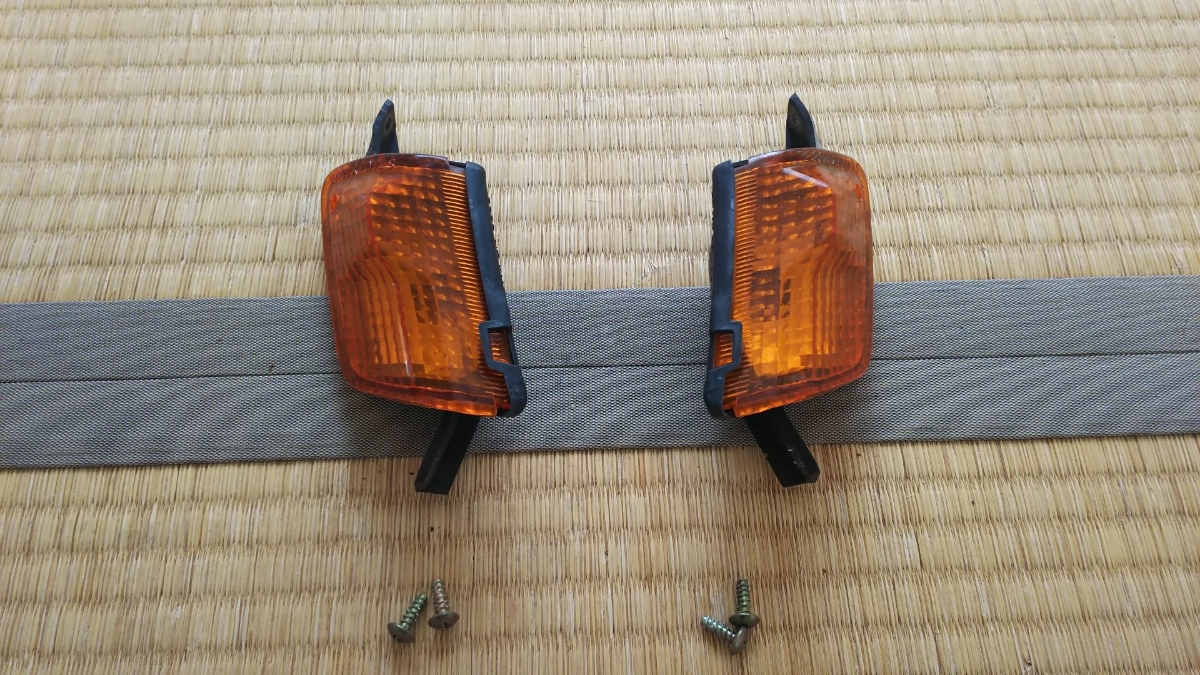 横浜発 ホンダ HONDA ジャイロキャノピー 純正フロントウインカー 左右セット TA02拍卖