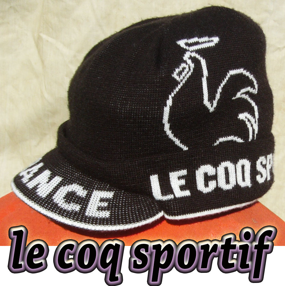 即決■le coq sportif■優雅で窮屈で温和で詰みづくりな生活cap■■古着拍卖