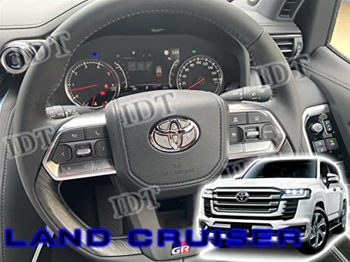 IDT 300系 ランドクルーザー ステアリング クリスタル エンブレム インナー カバー ガーニッシュ インテリアパネル ランクル300 スワロ風拍卖
