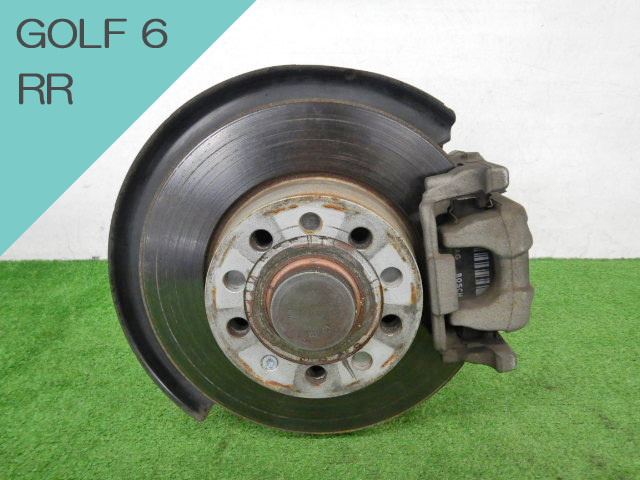 0B】 ゴルフ TSI DBA-1KCBZ / 右リアナックル / ゴルフ6 GOLF ローター キャリパー【864202】拍卖