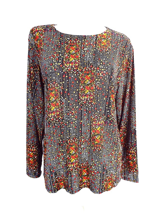 de's le de'but 白黒&小花柄 M~Lサイズ ポリエステル95%,ポリウレタン5% 滑らかなストレッチ素材 新品拍卖