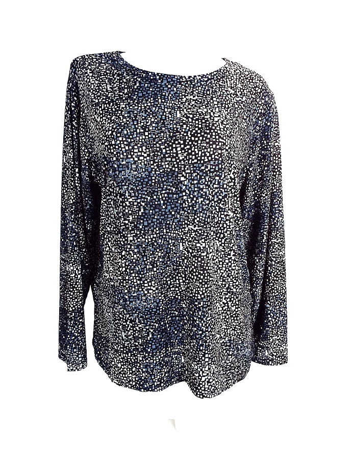 de's le de'but 白黒グレーベージュ柄 M~Lサイズ ポリエステル95%,ポリウレタン5% 滑らかなストレッチ素材 新品拍卖