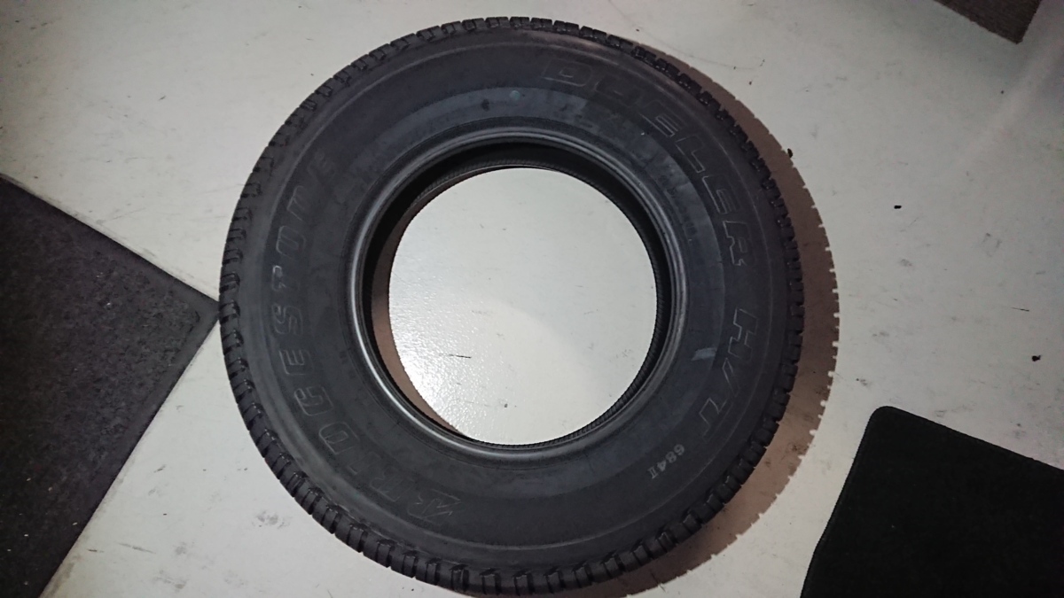 【格安・美品】◆ ほぼ未使用 2020年 BS ブリヂストン スペア DUELER H/T 684Ⅱ195 80 R15 1本 ◆スズキ ジムニー シエラ 純正 新車外し拍卖